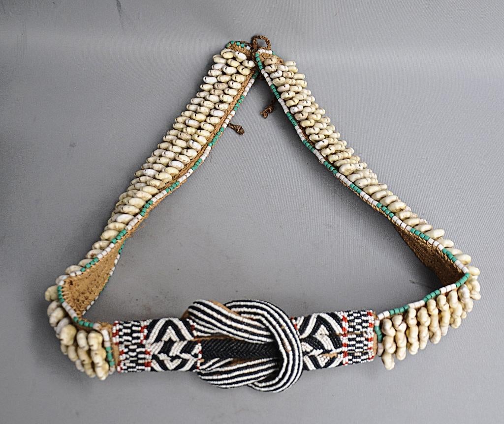 Museumwaardige Kuba Koninklijke Riem, DR Congo, ca 1950, Ophalen of Verzenden