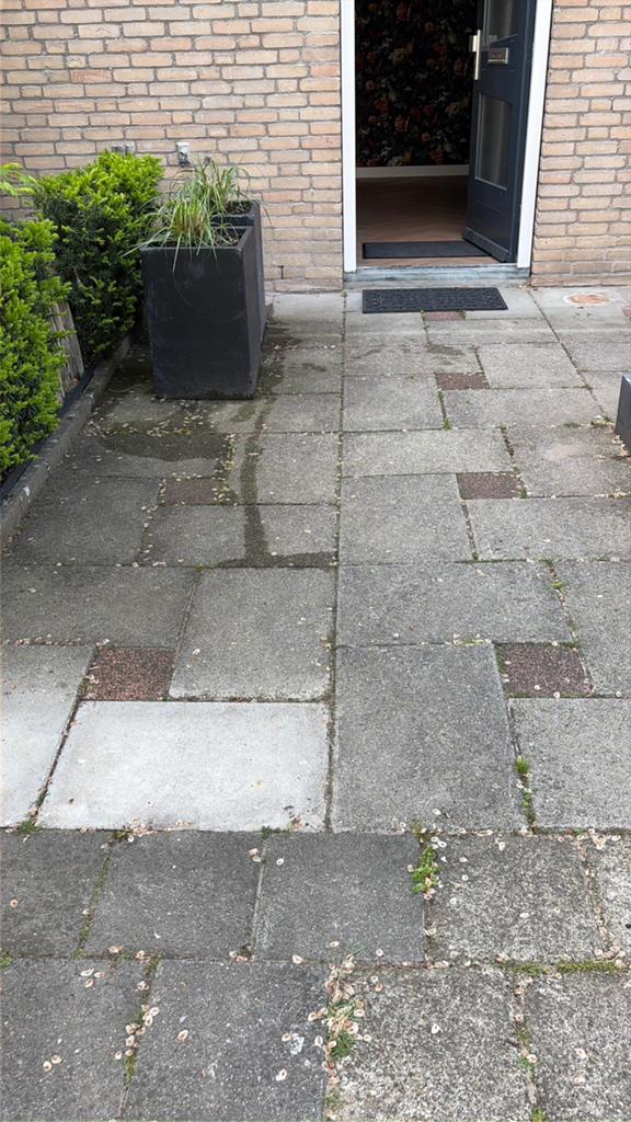 +/-14m2 (56stuks) betontegel 60x40, Ophalen, Gebruikt, 10 m² of meer, Beton