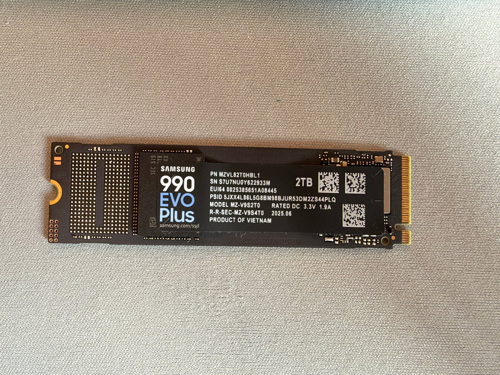 Samsung 990 Plus 2TB SSD, Computers en Software, Ophalen of Verzenden, Zo goed als nieuw, USB