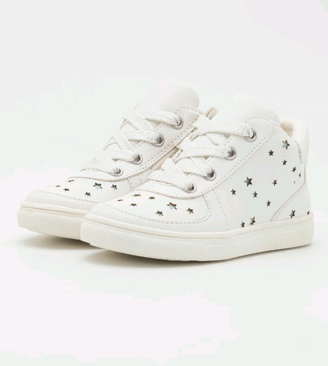 Stevige witte sneakers Friboo maat 23, Friboo, Wit, Ophalen of Verzenden, Sneakers of Gympen