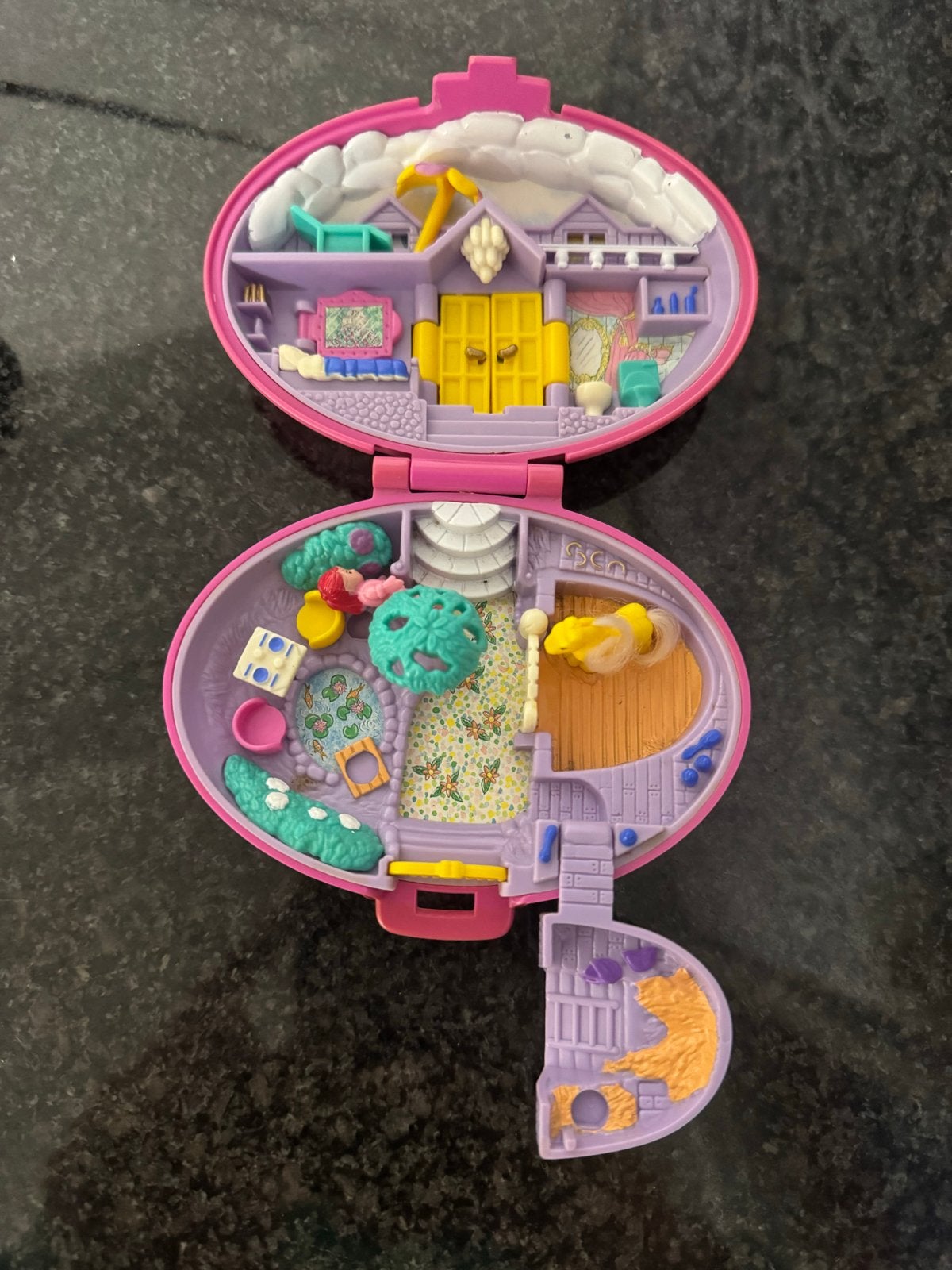 Polly Pocket Bluebird Compact Speelset 1995, Ophalen of Verzenden, Gebruikt, Overige typen