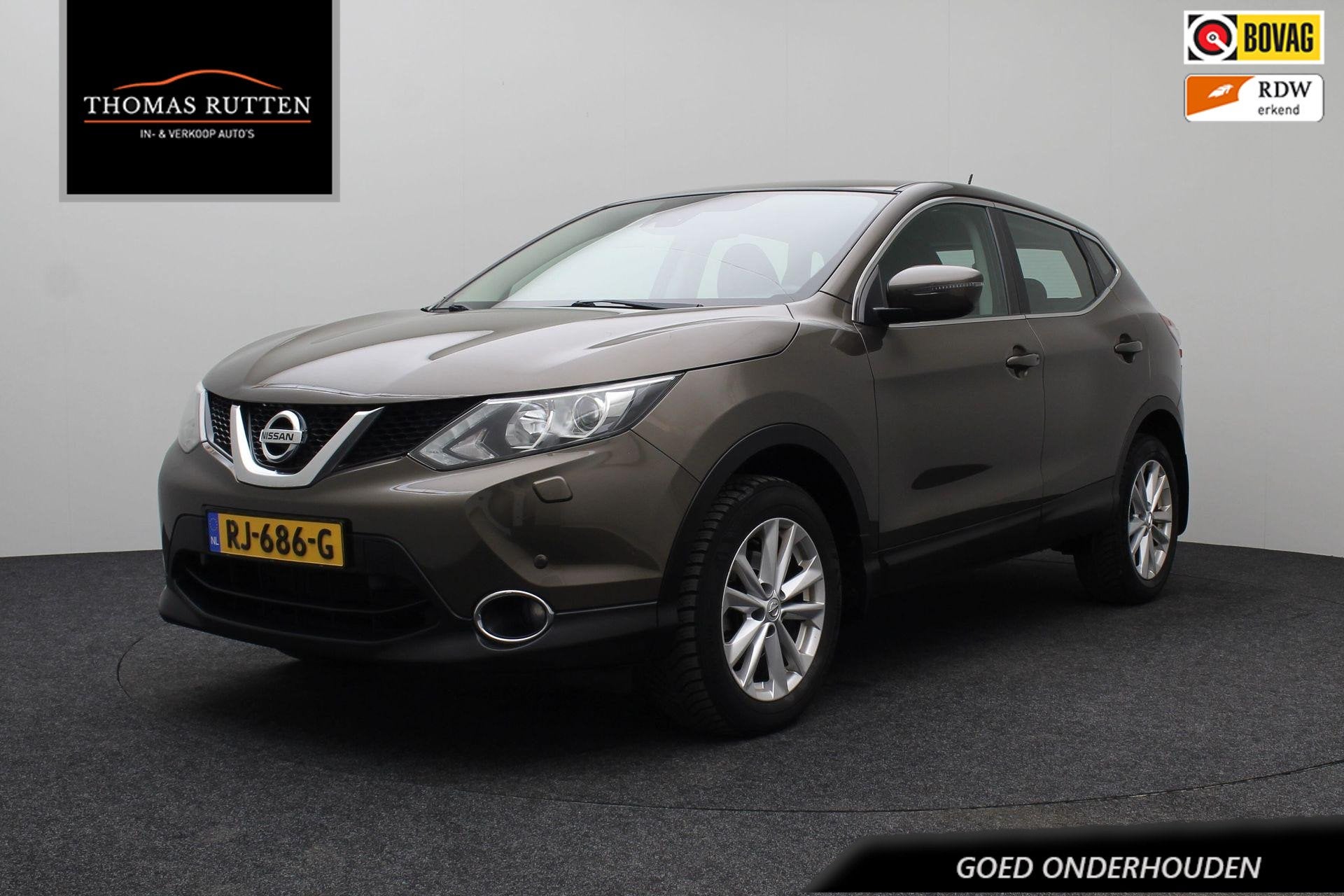 Nissan Qashqai 1.2 N-Vision 2017 Navigatie | Camera | Blueto, Voorwielaandrijving, Gebruikt, Euro 6, 4 cilinders