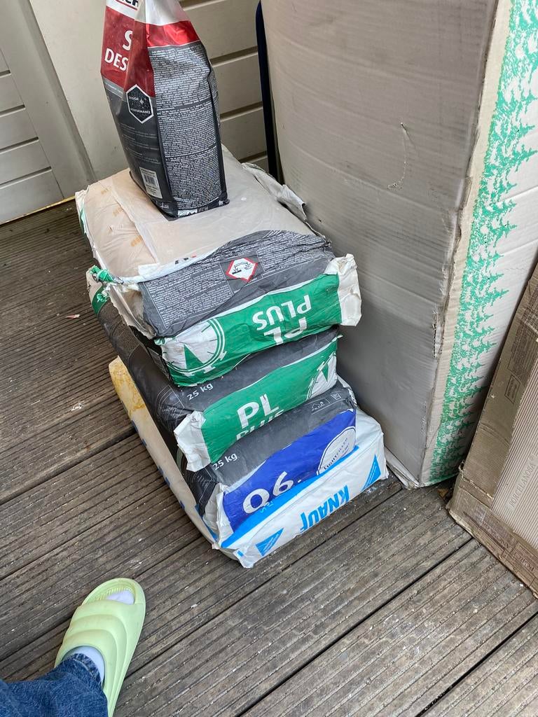Schonox PL Plus Reparatiemortel 25kg, Overige typen, Zo goed als nieuw, 10 m² of meer, Overige materialen