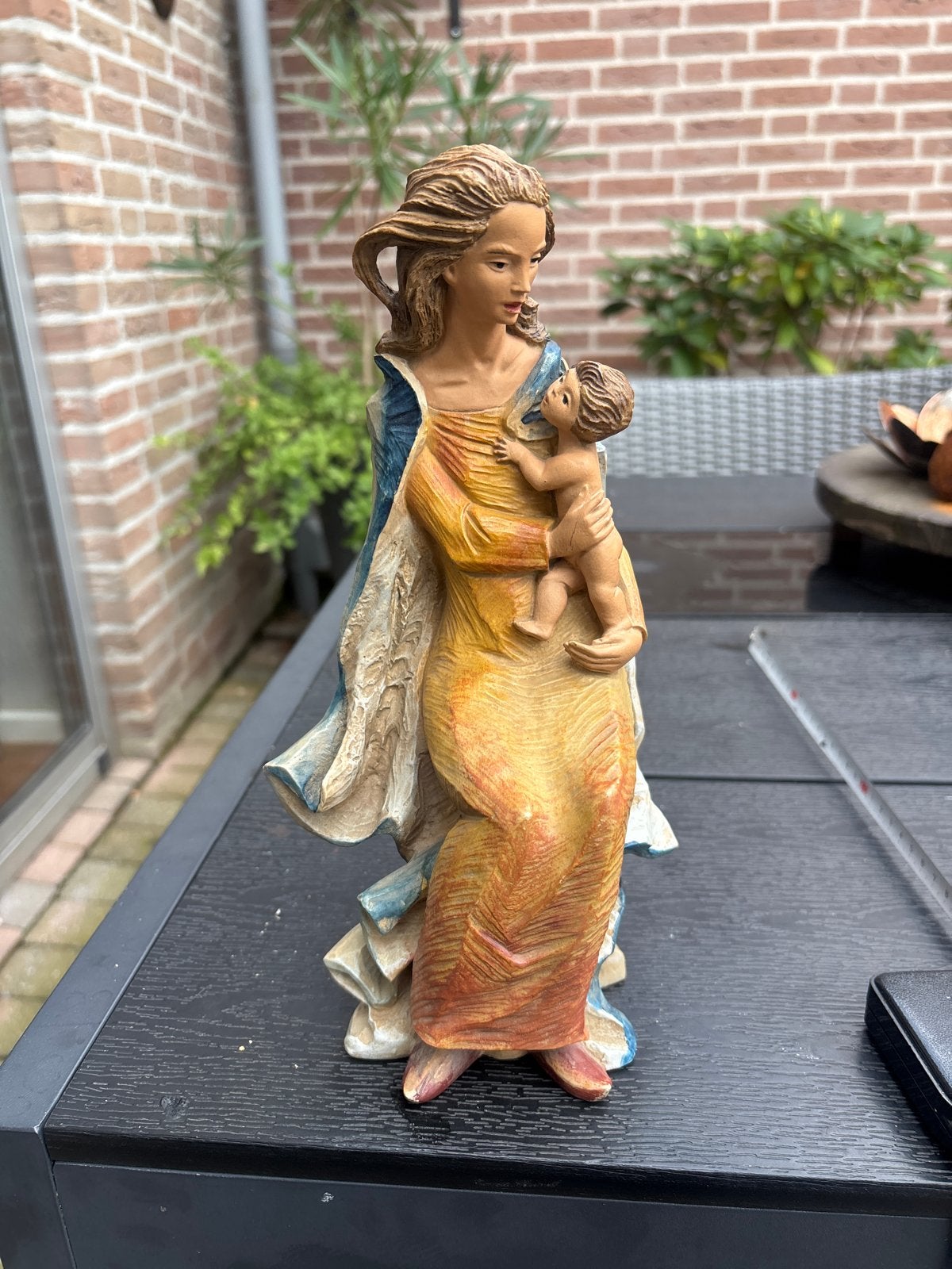 Beeld Maria met Kind - 30cm hoog, Verzamelen, Ophalen of Verzenden, Zo goed als nieuw, Religie