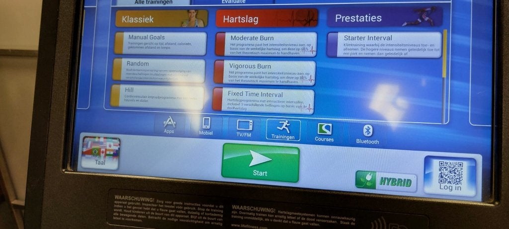 Foto 3 van Professionele Life Fitness Crosstrainer (1 stuk over)