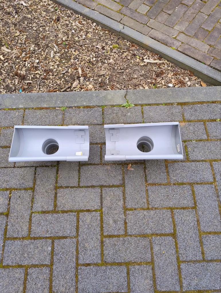 Dak goot onderdelen, Ophalen of Verzenden, Pvc, 80 mm of meer, Dakgoot