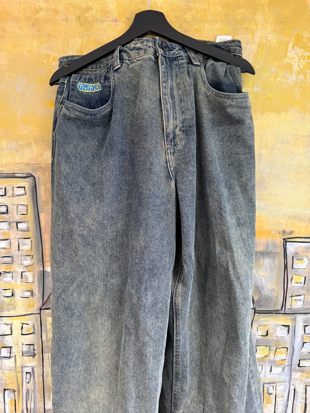 Empyre Loose Fit Skate Jeans, Verzenden, Gedragen, Grijs, W33 - W34 (confectie 48/50)