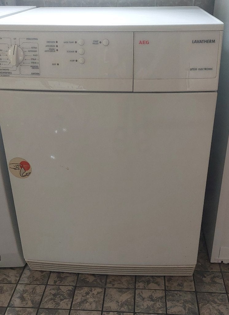 Droger AEG kan samen met AEG wasmachine, Witgoed en Apparatuur, Wasdrogers, Ophalen, 6 tot 8 kg, Gebruikt, Voorlader