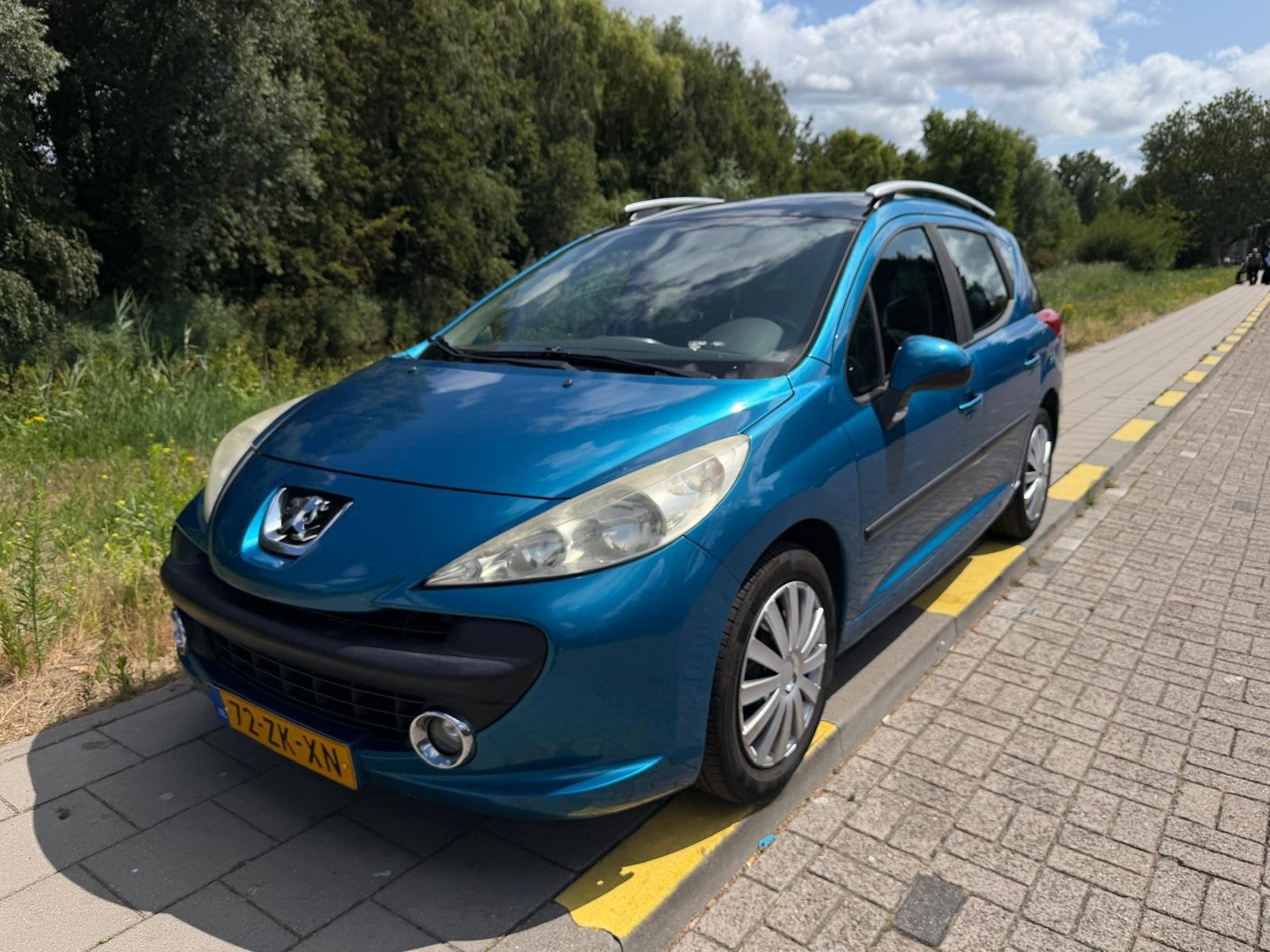 Peugeot 207 SW 1.6 VTi XS, Voorwielaandrijving, Gebruikt, 4 cilinders, Blauw