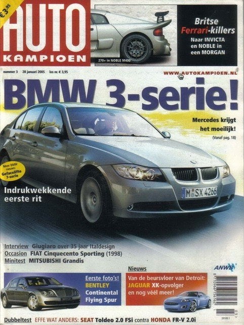 Autokampioen 3 2005 : Morgan 4/4 - Invicta S1 - Honda FRV, Ophalen of Verzenden, Gelezen, Algemeen