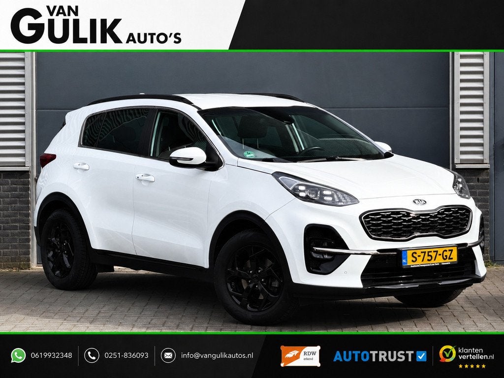 Kia Sportage 1.6 T-GDI DynamicLine | Automaat | Leder | JBL, Gebruikt, 4 cilinders, Wit, Bedrijf