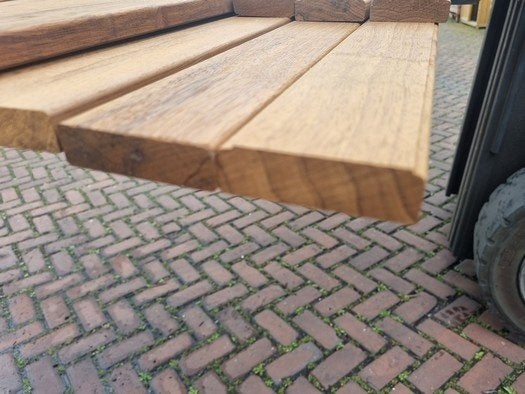 Hardhouten planken / latten geschaafd 1.8x6.7 cm - nr: HP305, Tuin en Terras, Ophalen, Planken, Nieuw, Hardhout