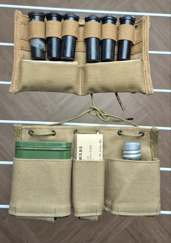 Insert type I en type II WWII U.S. medical pouch, Verzamelen, Militaria | Tweede Wereldoorlog, Ophalen of Verzenden, Overige soorten