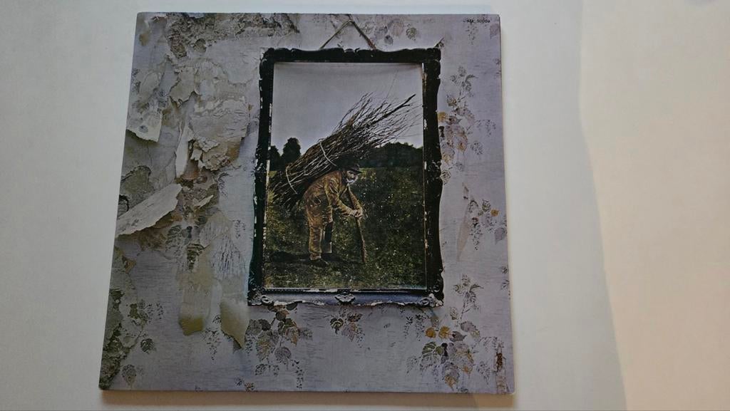 Led Zeppelin IV  1971 Rock vinyl album Nederland, Cd's en Dvd's, Vinyl | Rock, Verzenden, Gebruikt
