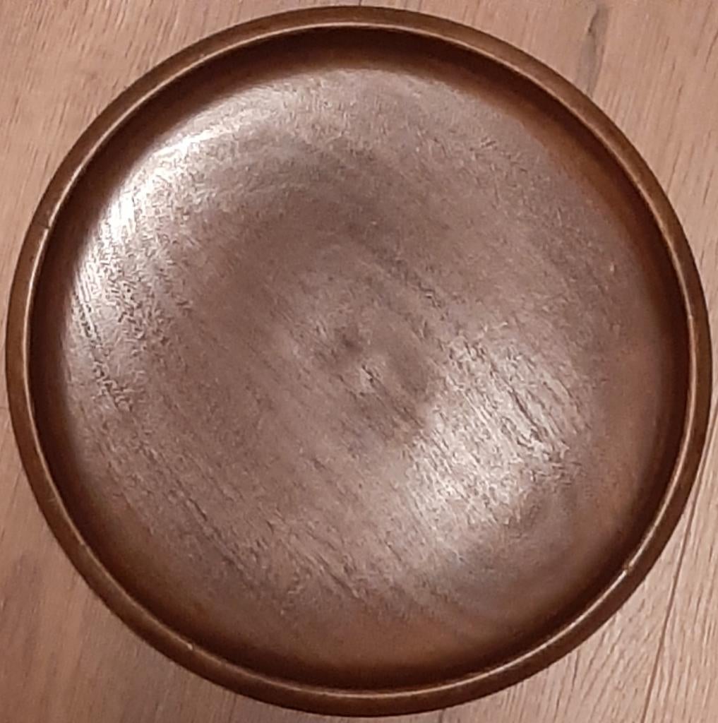 🪵Vintage: Handicraft Haarlem schaal - Dutch design🏷️€43,, Gebruikt, Schaal, Rond, Ophalen of Verzenden