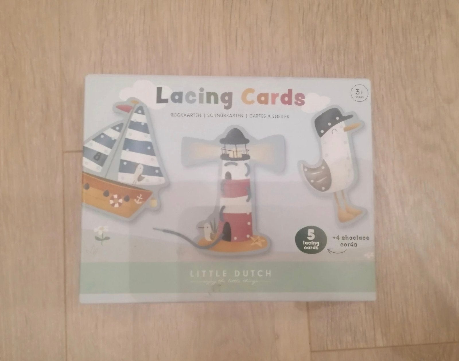 Little Dutch Rijgkaarten - Lacing Cards, Ophalen of Verzenden, Zo goed als nieuw, Overige typen