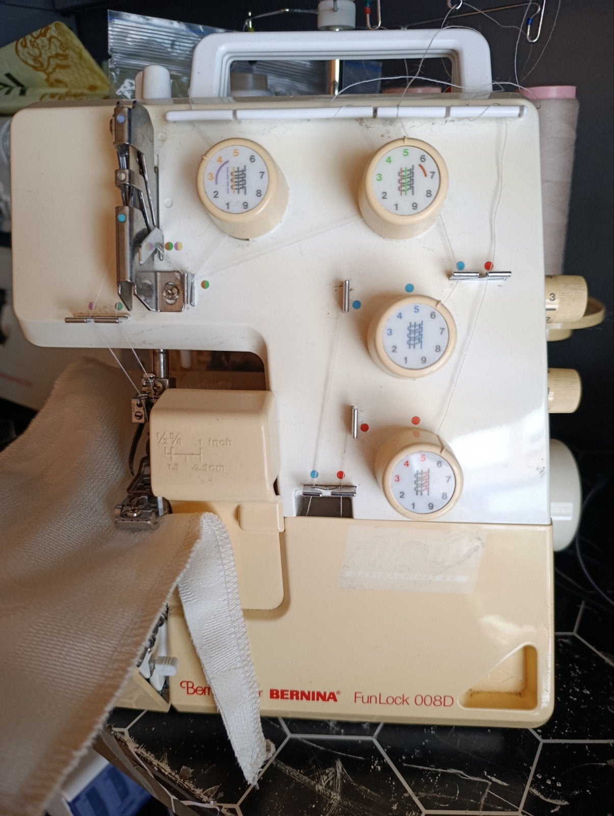 bernette funlock 008D, Ophalen of Verzenden, Lockmachine, Bernina