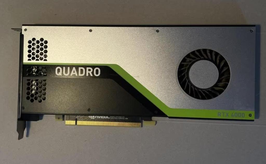 Nvidea RTX Quadro 4000 als NIEUW, Computers en Software, Videokaarten, PCI-Express 3, GDDR6, Ophalen of Verzenden, Zo goed als nieuw