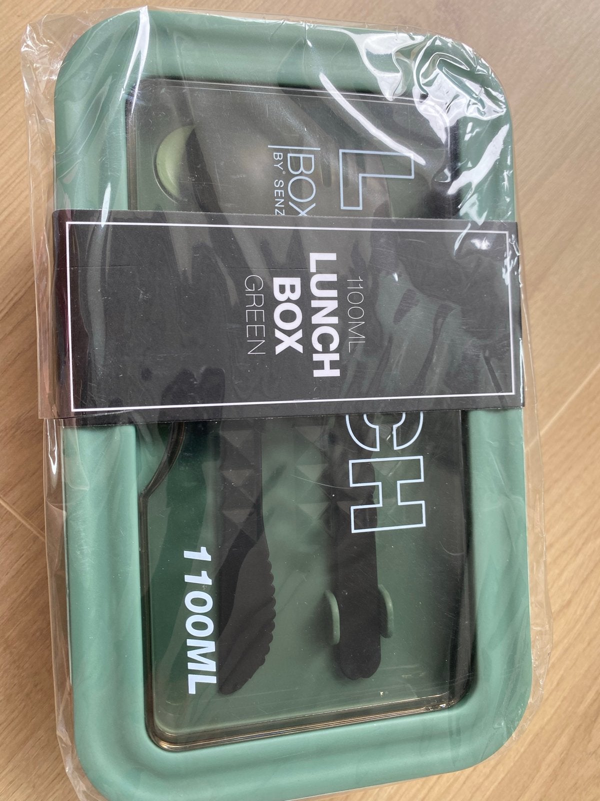 Lunchbox 1100ml Groen - Nieuw in verpakking, Groen, Kunststof, Nieuw, Ophalen of Verzenden