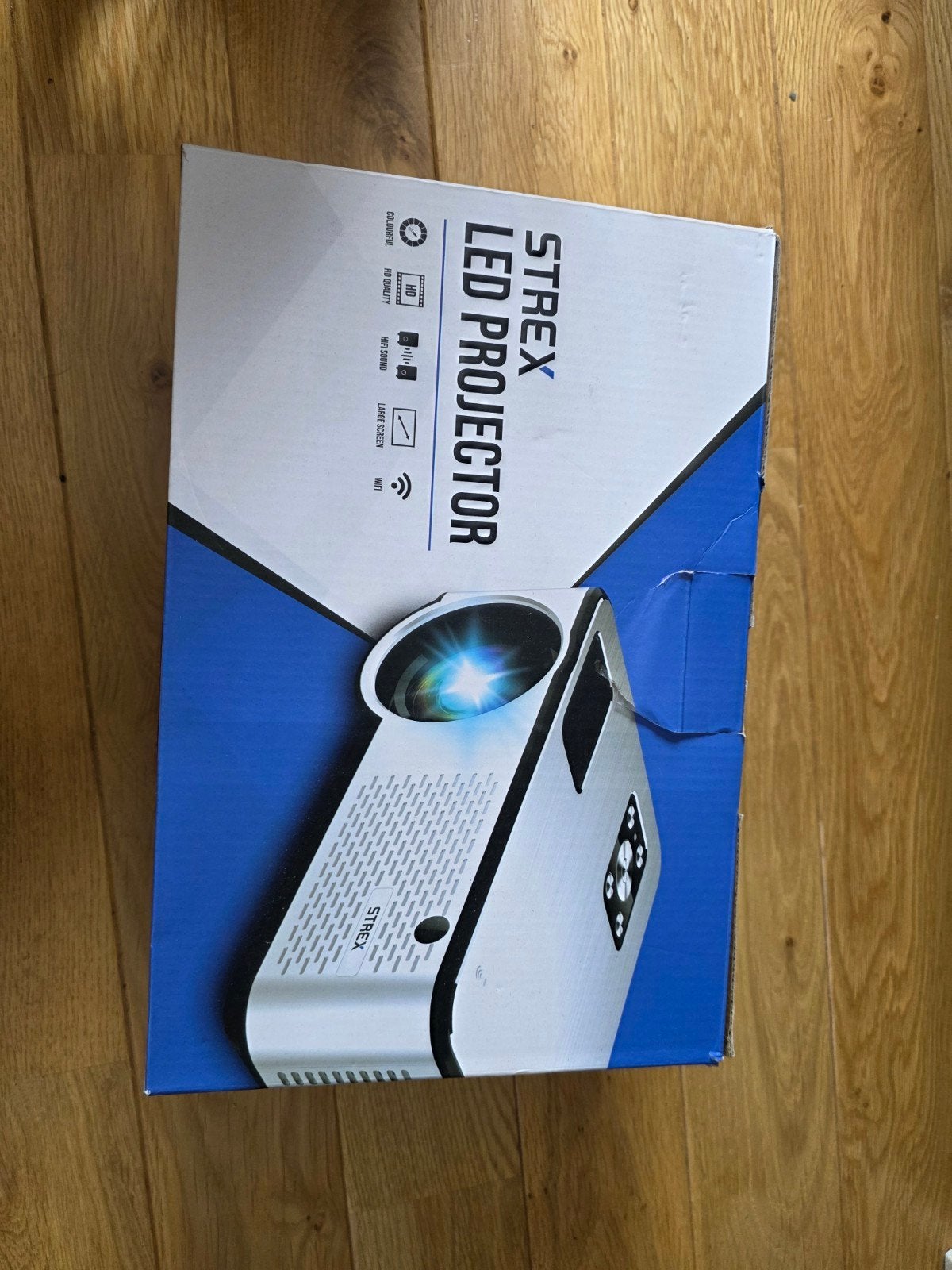 STREX SP64 LED Projector - Zo goed als nieuw, Ophalen, STREX, HD (720), LED