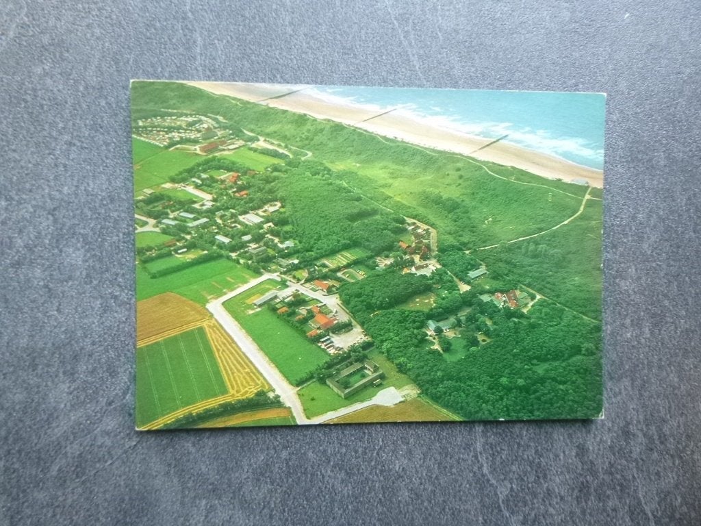 Koudekerke, luchtfoto Dishoek, Verzenden, 1980 tot heden, Ongelopen, Noord-Brabant