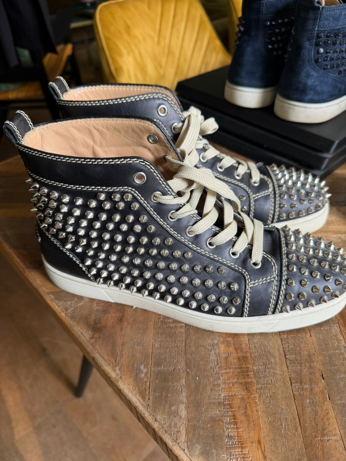 Christian Louboutin Sneakers Origineel amper gedragen, Zwart, Ophalen of Verzenden, Sneakers of Gympen, Zo goed als nieuw