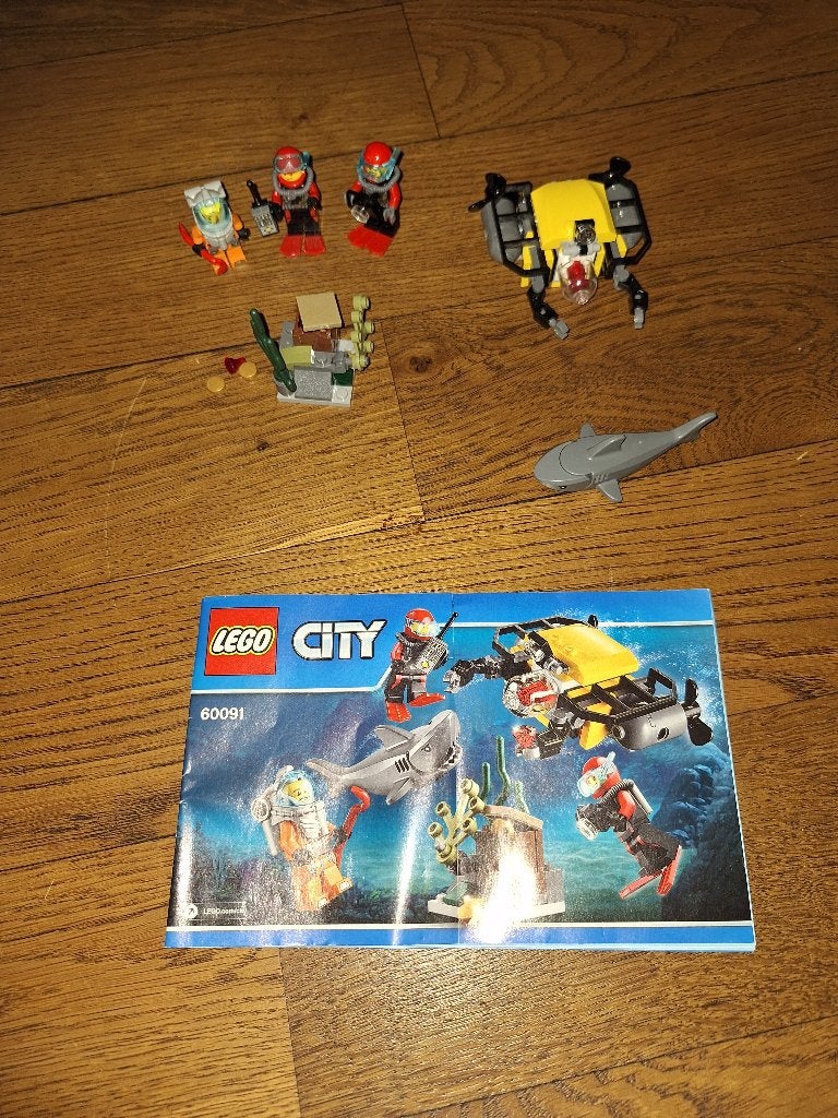 Lego City 60091 Diepzee starterset, Compleet, Lego, Ophalen of Verzenden, Complete set