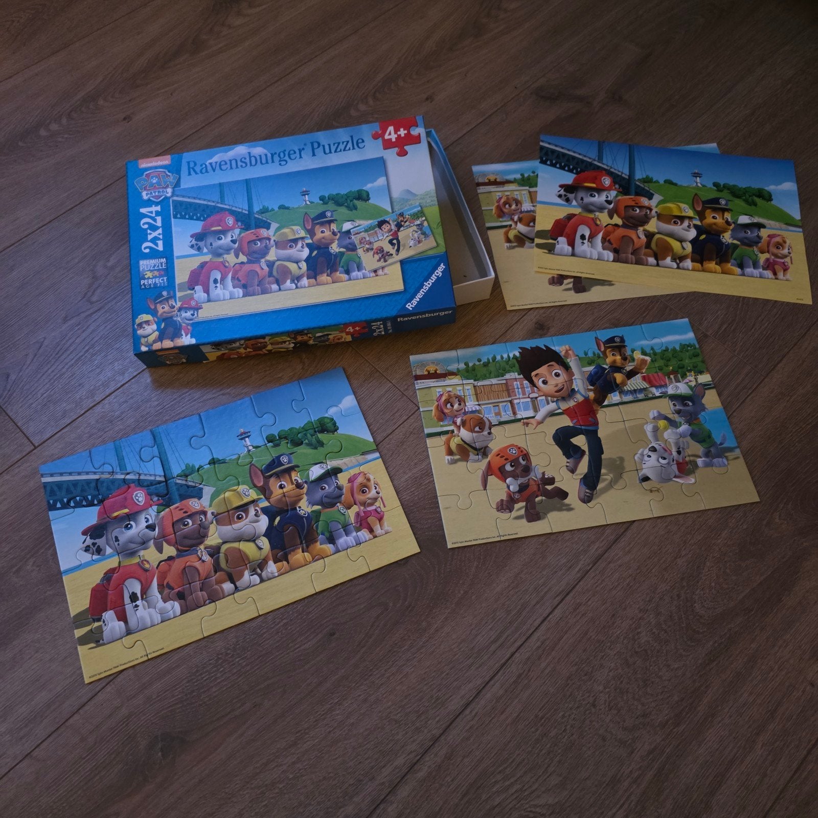 Ravensburger Paw Patrol Puzzel 2x24 stukjes, Ophalen of Verzenden, 10 tot 50 stukjes, Zo goed als nieuw, 4 tot 6 jaar
