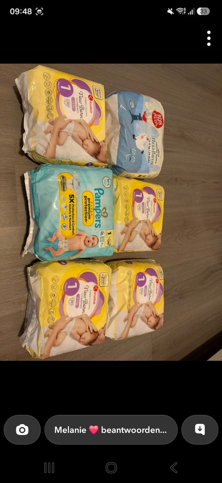 nieuwe kruidvat luiers, Ophalen, Nieuw