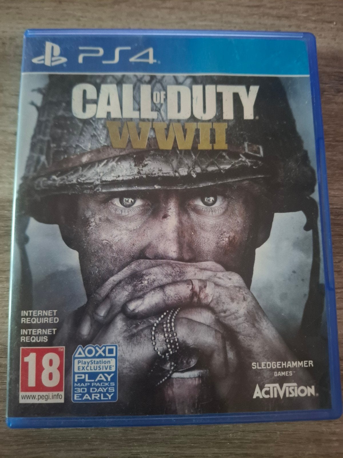 Call of Duty WWII PS4, Spelcomputers en Games, Online, Vanaf 18 jaar, Shooter, 1 speler