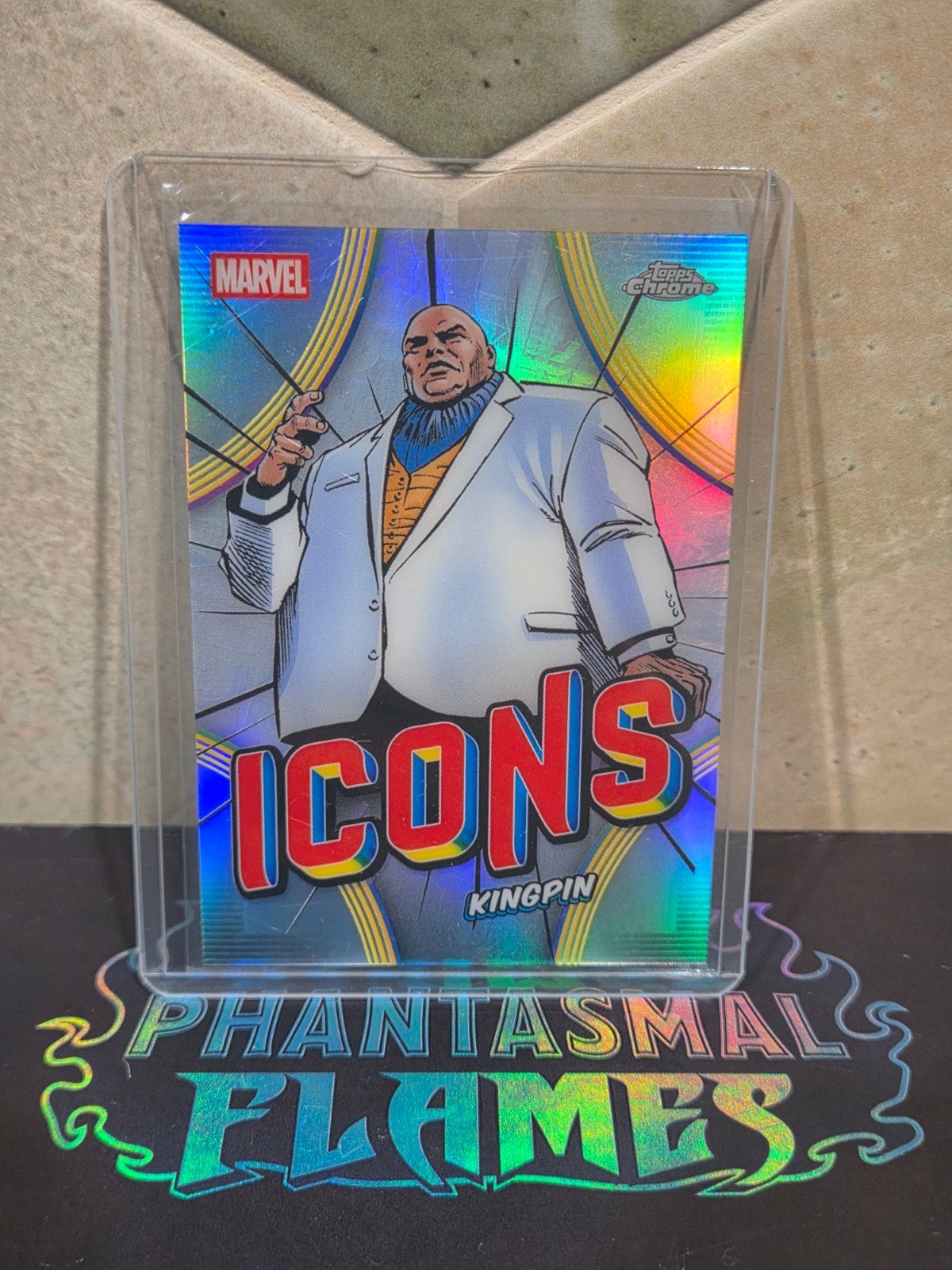 Marvel Icons Kingpin Kaart - 2026 Topps Chrome, Ophalen of Verzenden, Zo goed als nieuw