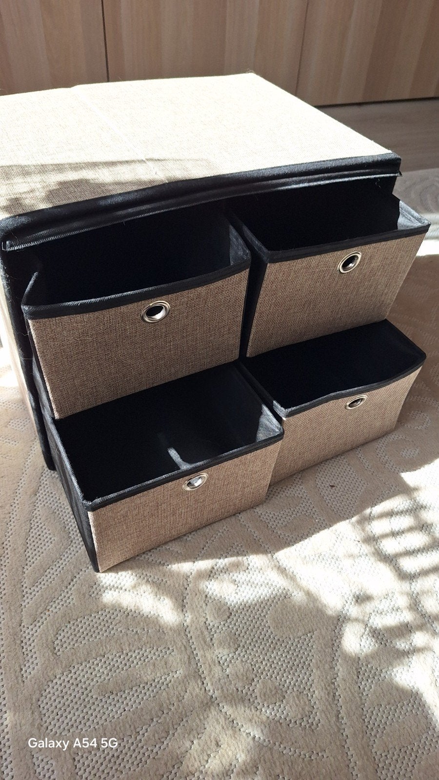 stoffen ladenkastje, Huis en Inrichting, Kasten | Ladekasten, Ophalen of Verzenden, 25 tot 50 cm, Minder dan 50 cm, Minder dan 100 cm