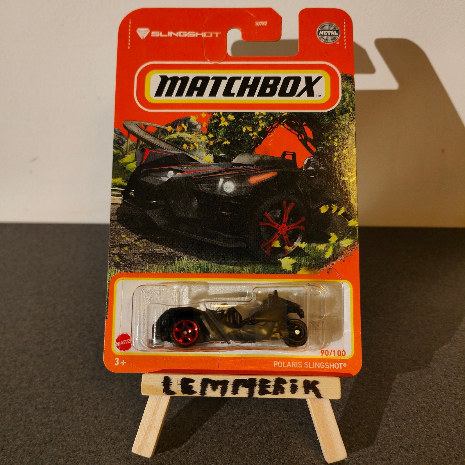 Matchbox Long Card Polaris Slingshot 90/100 - Nieuw, Ophalen of Verzenden, Nieuw, Auto