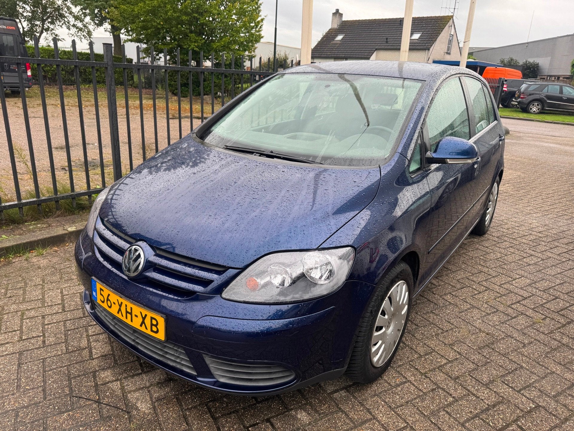 Volkswagen Golf Plus 1.6 FSI Optive 3 AUTOMAAT, AIRCO, Auto's, Gebruikt, 4 cilinders, Blauw, 116 pk