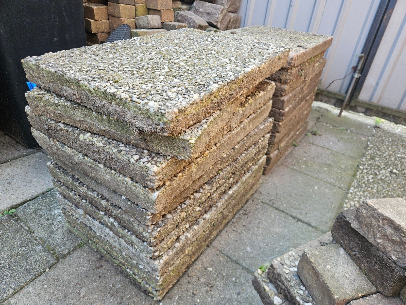 grindtegels ~20 stuks, Ophalen