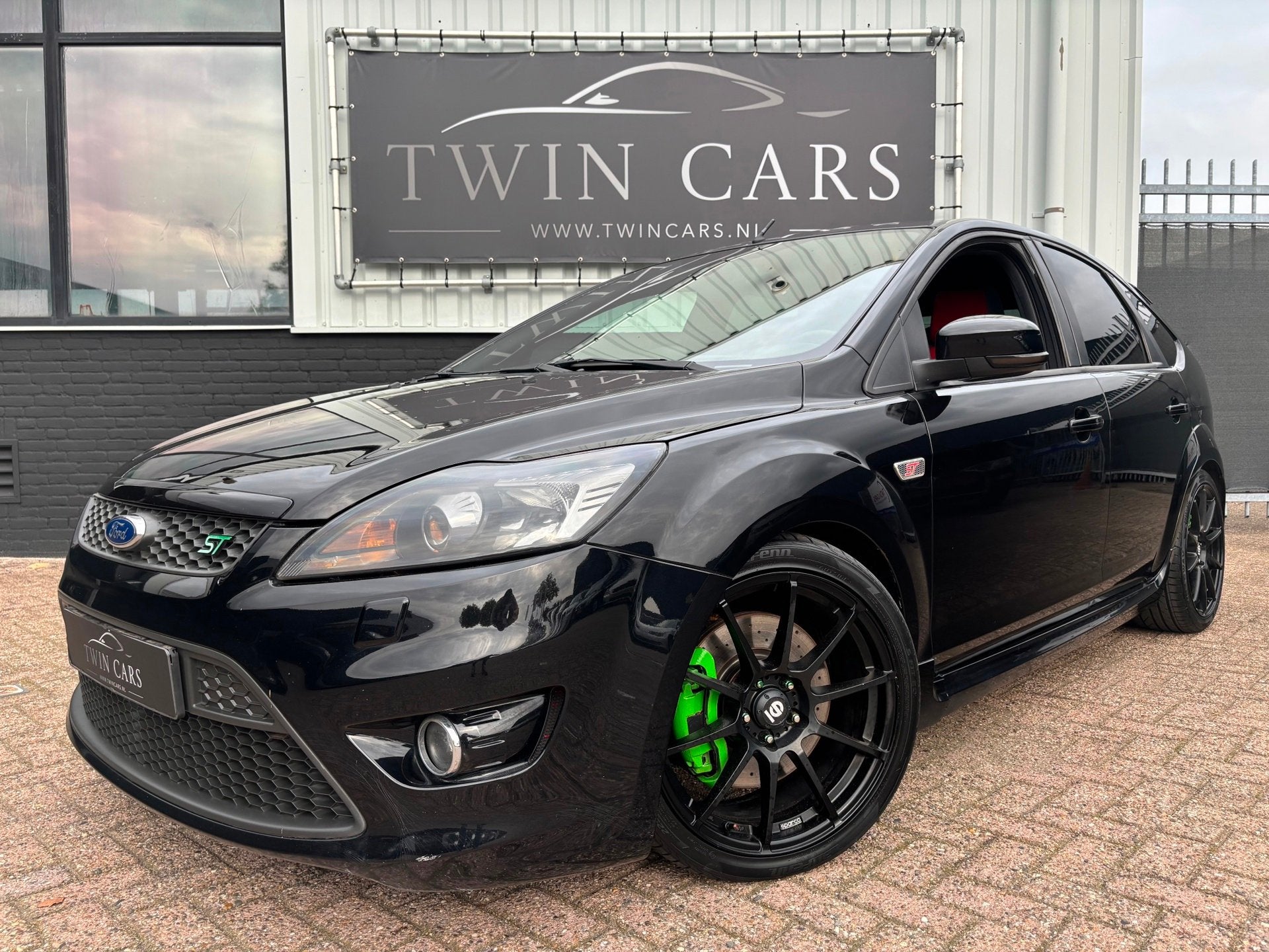 Ford Focus 2.5 ST Xenon Clima 18", Stof, Gebruikt, Zwart, 1337 kg