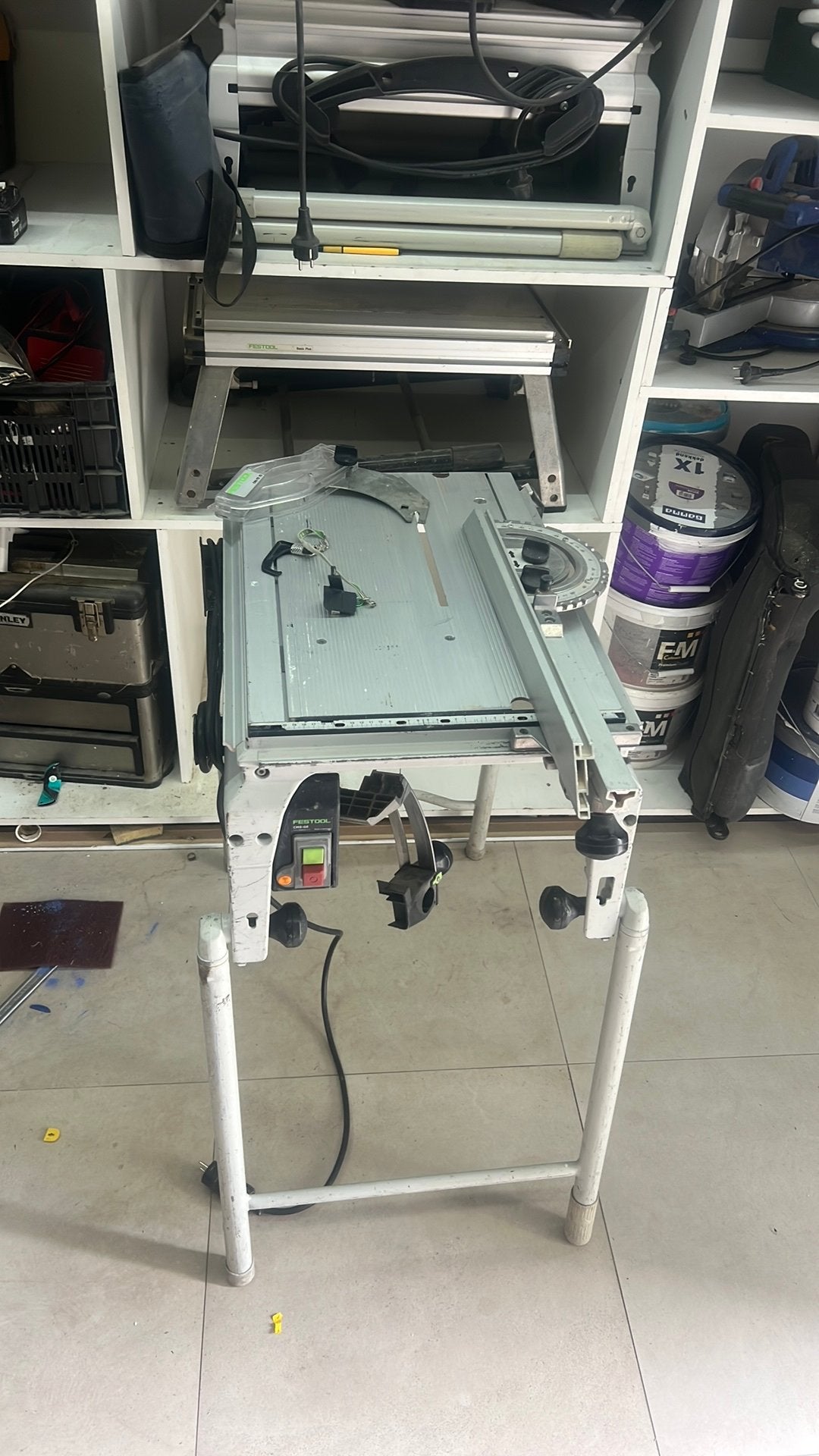 Festool Cms system inc ts 75 zaagmodule, Cirkelzaag, 70 mm of meer, Ophalen of Verzenden, Zo goed als nieuw