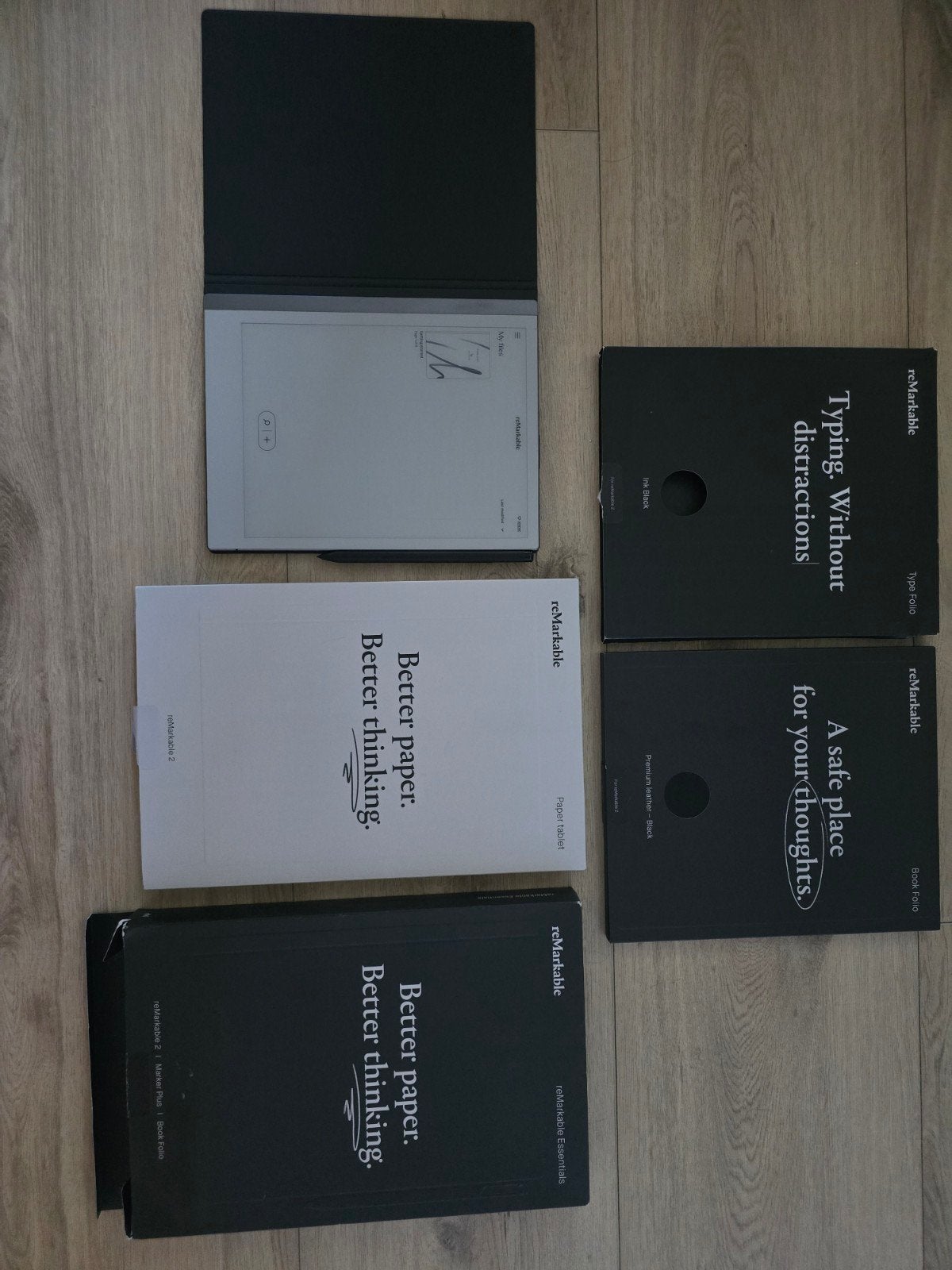 Complete reMarkable 2 set met Type Folio en Marker Plus, Computers en Software, E-readers, 8 GB, Ophalen of Verzenden, Zo goed als nieuw