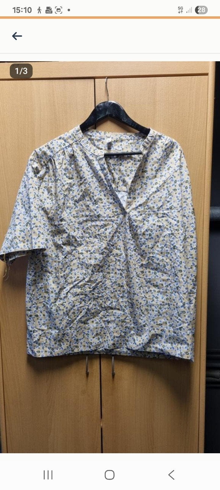 Leuke Hema blouse XL met bloemetjesmotief, Overige kleuren, Maat 46/48 (XL) of groter, Ophalen of Verzenden, Zo goed als nieuw