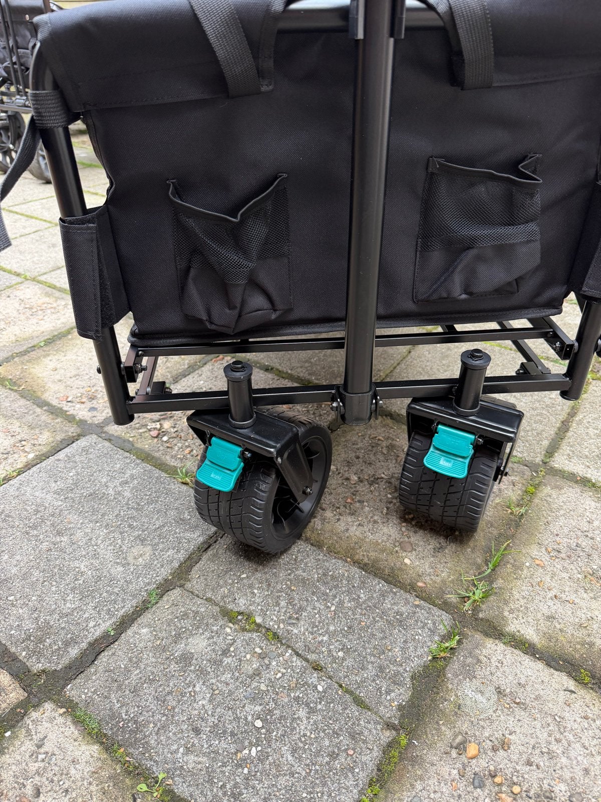 BOLDERKAR XL – OPVOUWBAAR - 80KG – 200L | ZWART, Ophalen of Verzenden, Opvouwbaar, Nieuw