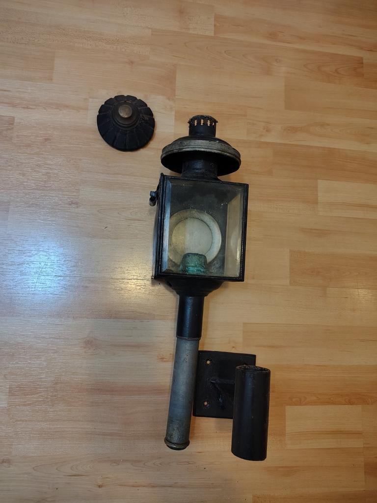 Antieke koetslamp, Ophalen of Verzenden