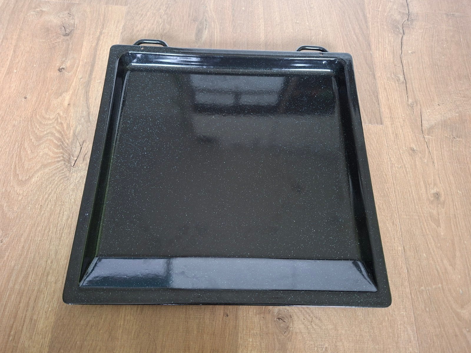 Bakplaat 33,5 x 33,5 cm, Ophalen, Overige typen, Zo goed als nieuw, Zwart