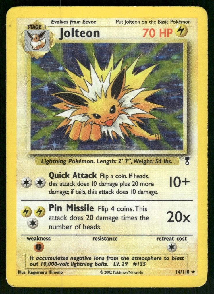 Jolteon 14/110 - Legendary Collection (EX), Verzenden, Gebruikt
