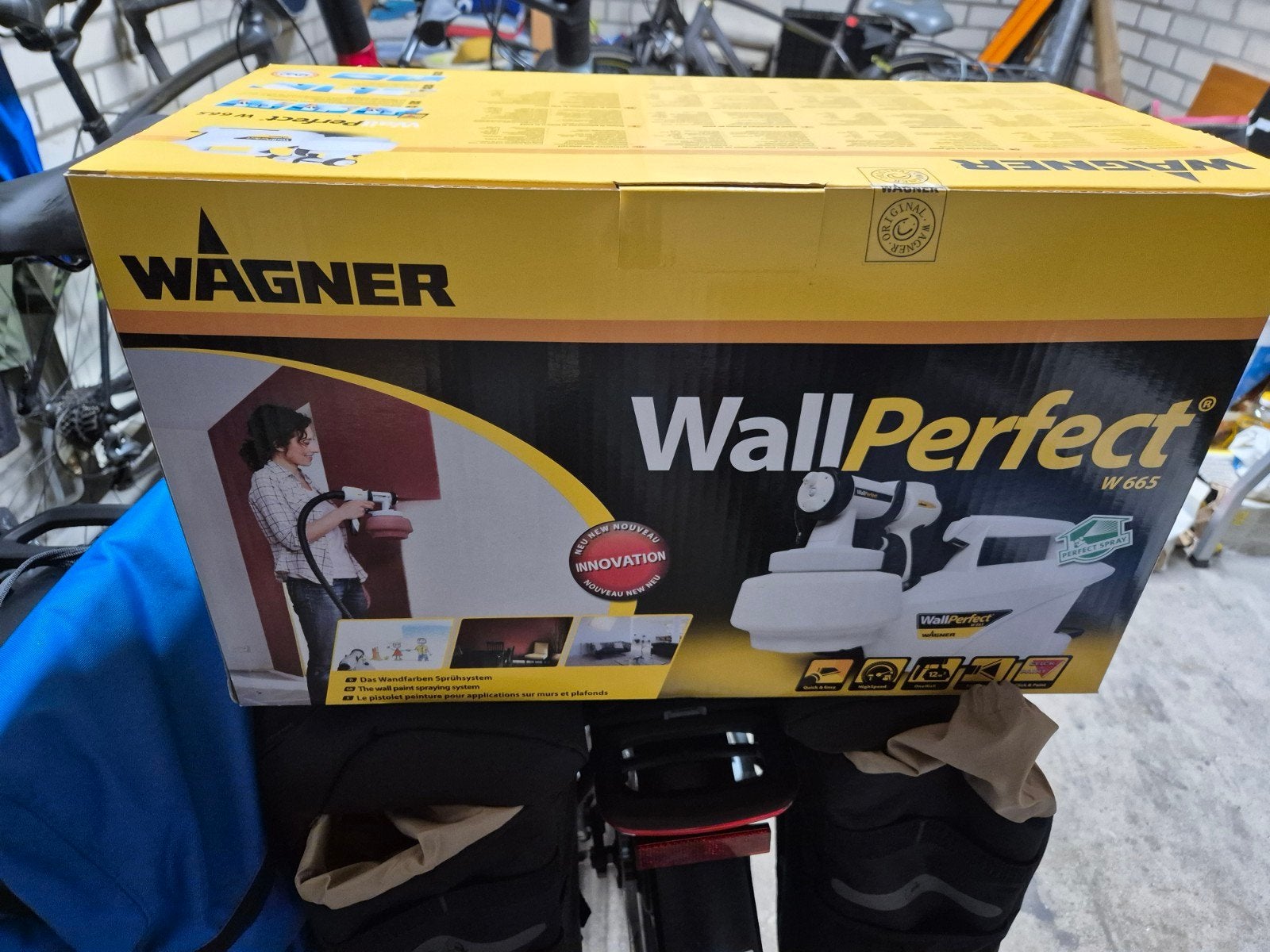 Wagner WallPerfect W 665 Verfspuit - nieuw in doos, Doe-het-zelf en Verbouw, Ophalen, Nieuw, Verfspuit of Verfpomp