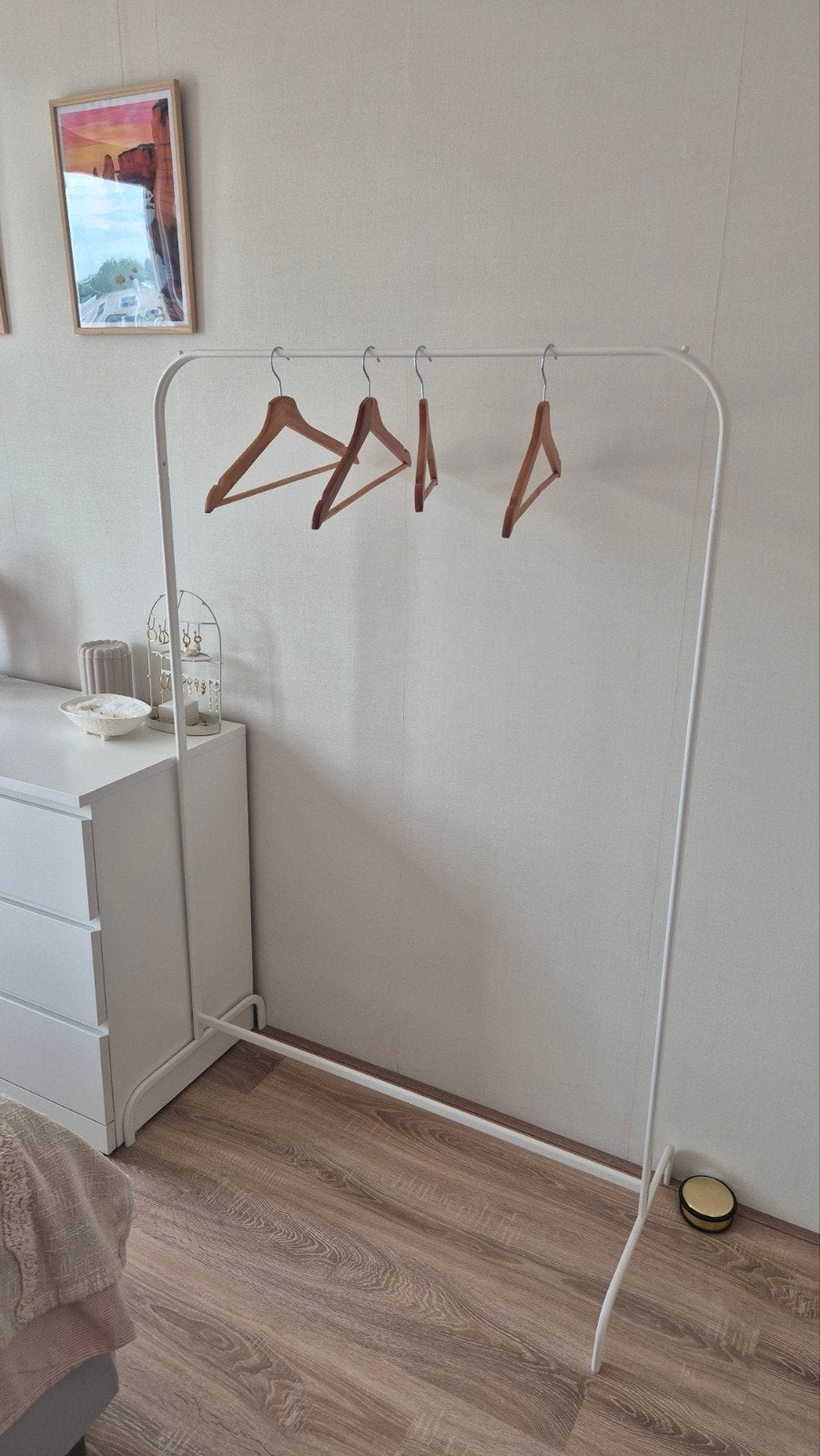IKEA MULIG Kledingrek Wit - Zo goed als nieuw, Ophalen of Verzenden