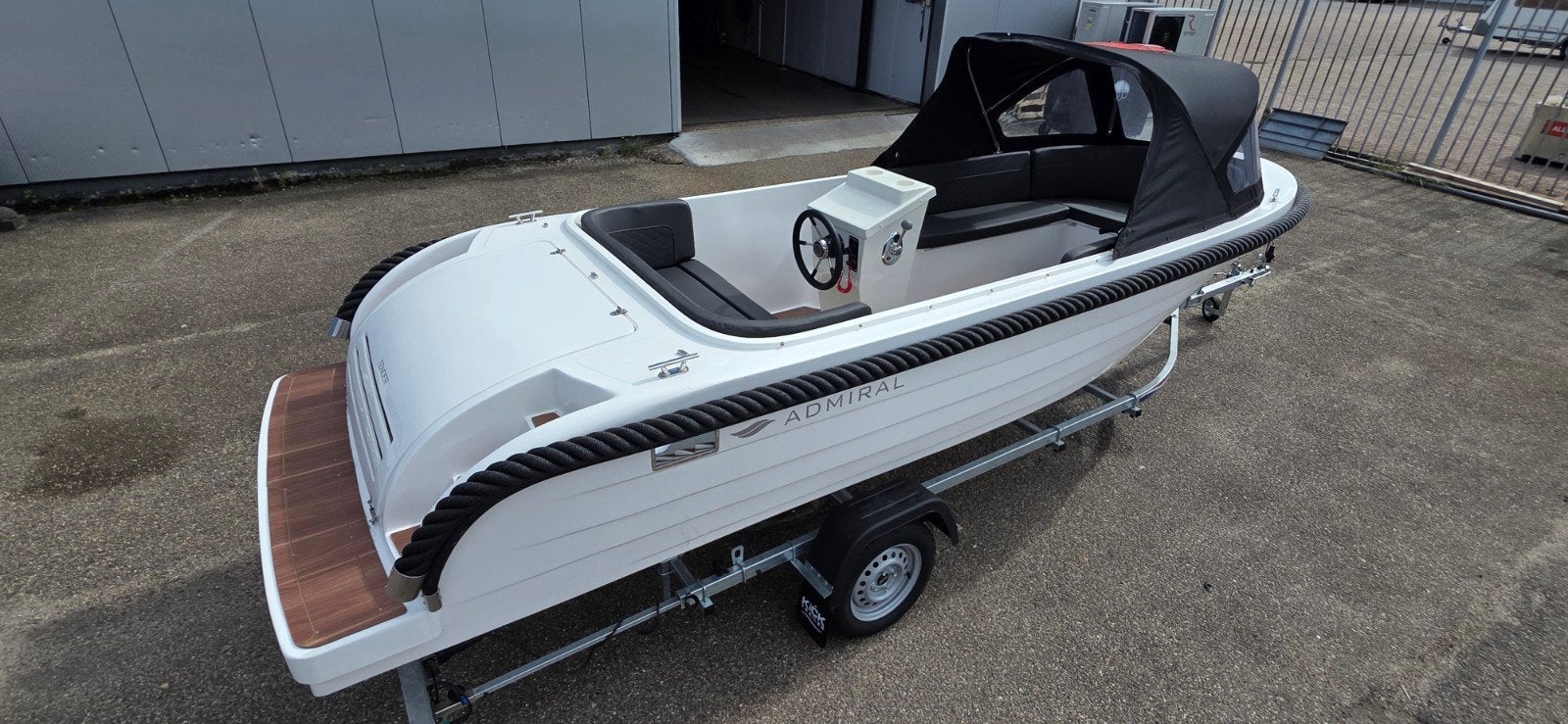Admiral 555 Tender Sloep - Nieuw Tohatsu,  trailer buiskap, Watersport en Boten, 10 pk, Rondzit, Ophalen of Verzenden, Tender