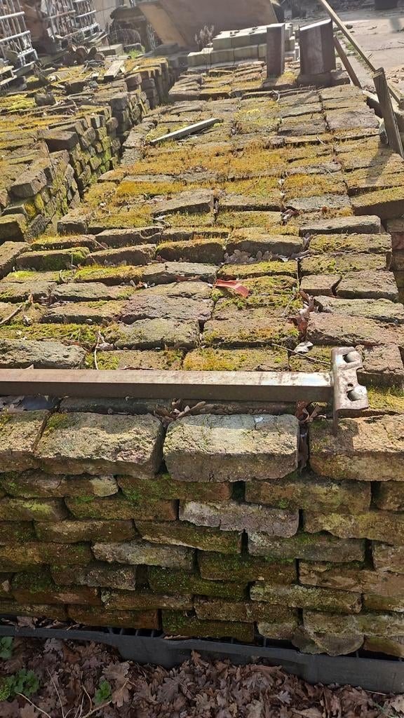 Oude grote maat handwerk buitenstenen, Doe-het-zelf en Verbouw, Metselstenen, Ophalen of Verzenden, Gebruikt, Bakstenen