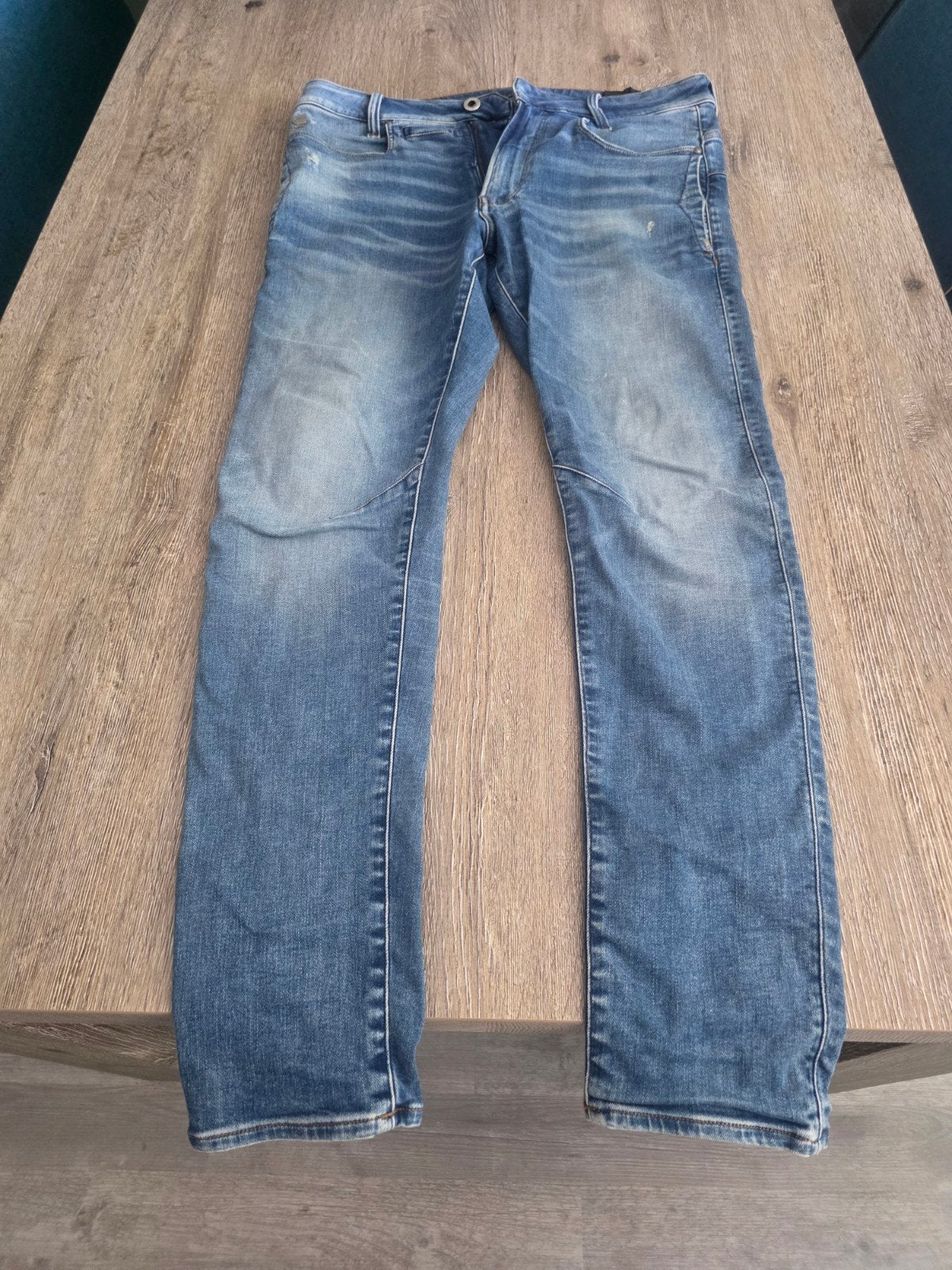 Gstar broek spijker, Verzenden, Zo goed als nieuw, Blauw, W33 - W34 (confectie 48/50)