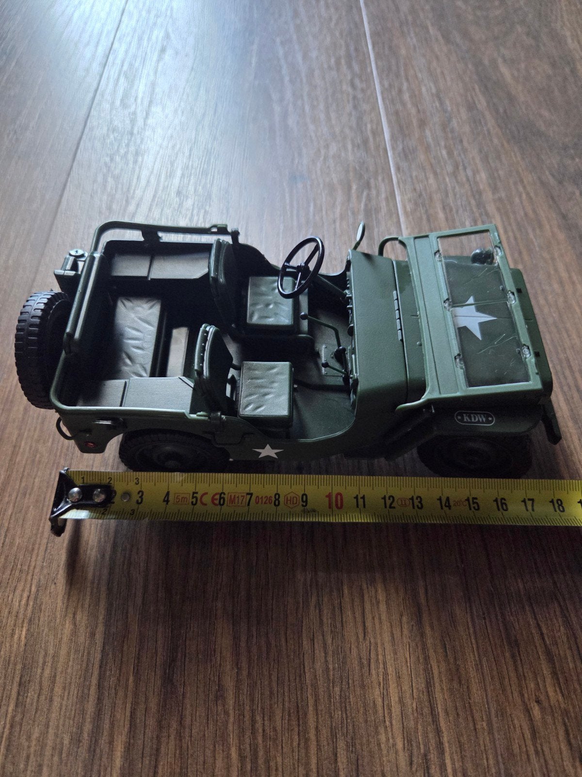 Schaalmodel 1:18 Willy Jeep WOII, Ophalen of Verzenden