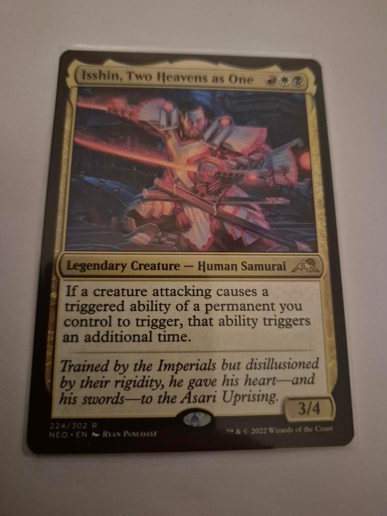 Magic the Gathering: Isshin, Two Heavens as One, Ophalen of Verzenden, Zo goed als nieuw, Losse kaart